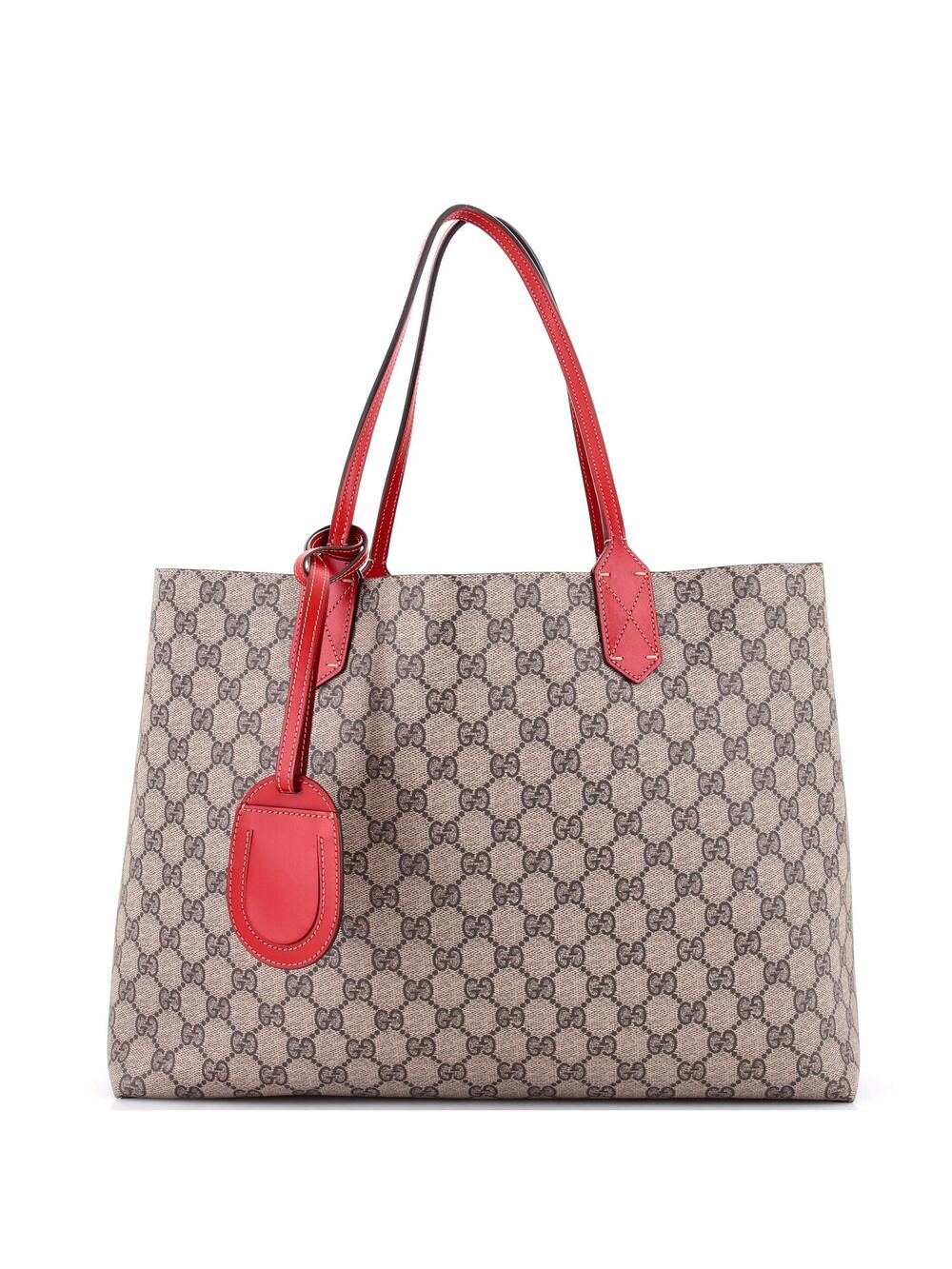 Gucci Reversible Tote Gg Print Leather #377281G13B